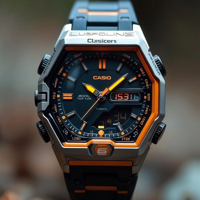 AX-1012571 N91 Pro Trek Solar Watch – Black Edition.