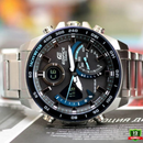 EDL-1012578 N91 EDI_FICE Silver Black Blue Dial Watch.