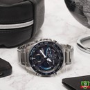 EDL-1012578 N91 EDI_FICE Silver Black Blue Dial Watch.