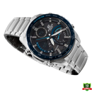EDL-1012578 N91 EDI_FICE Silver Black Blue Dial Watch.