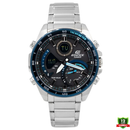 EDL-1012578 N91 EDI_FICE Silver Black Blue Dial Watch.