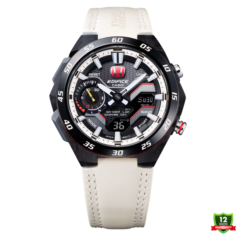 EDL-10125780 N91 TOM’s White Honda Dial Watch.