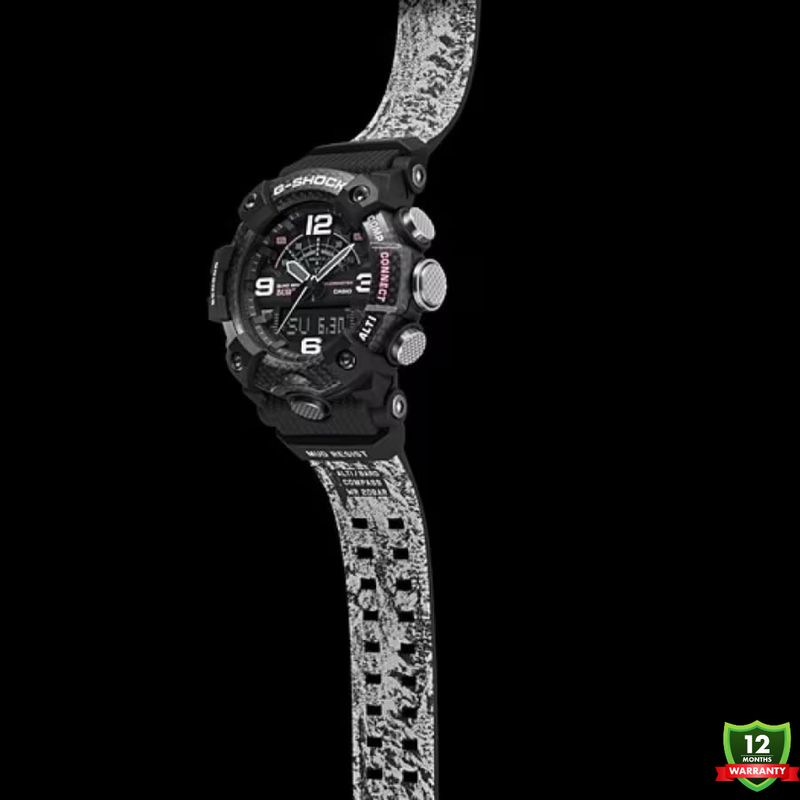 AX-10125892 N91 Mud Master White Black Solar Watch.