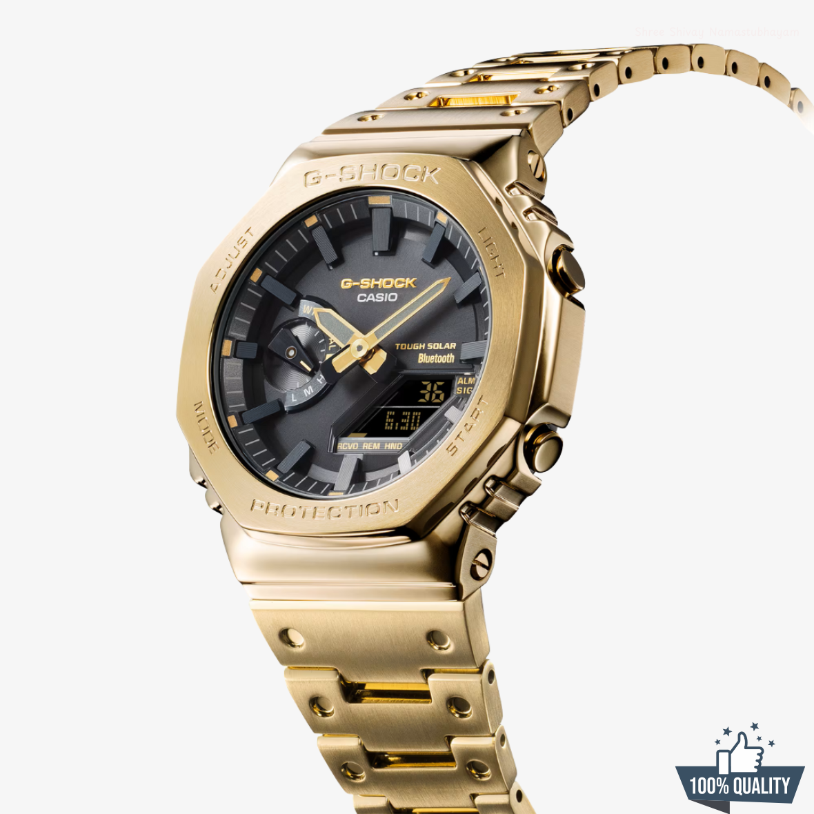 G-STEEL A-1A2110205 Golden Black Watch - Image 4